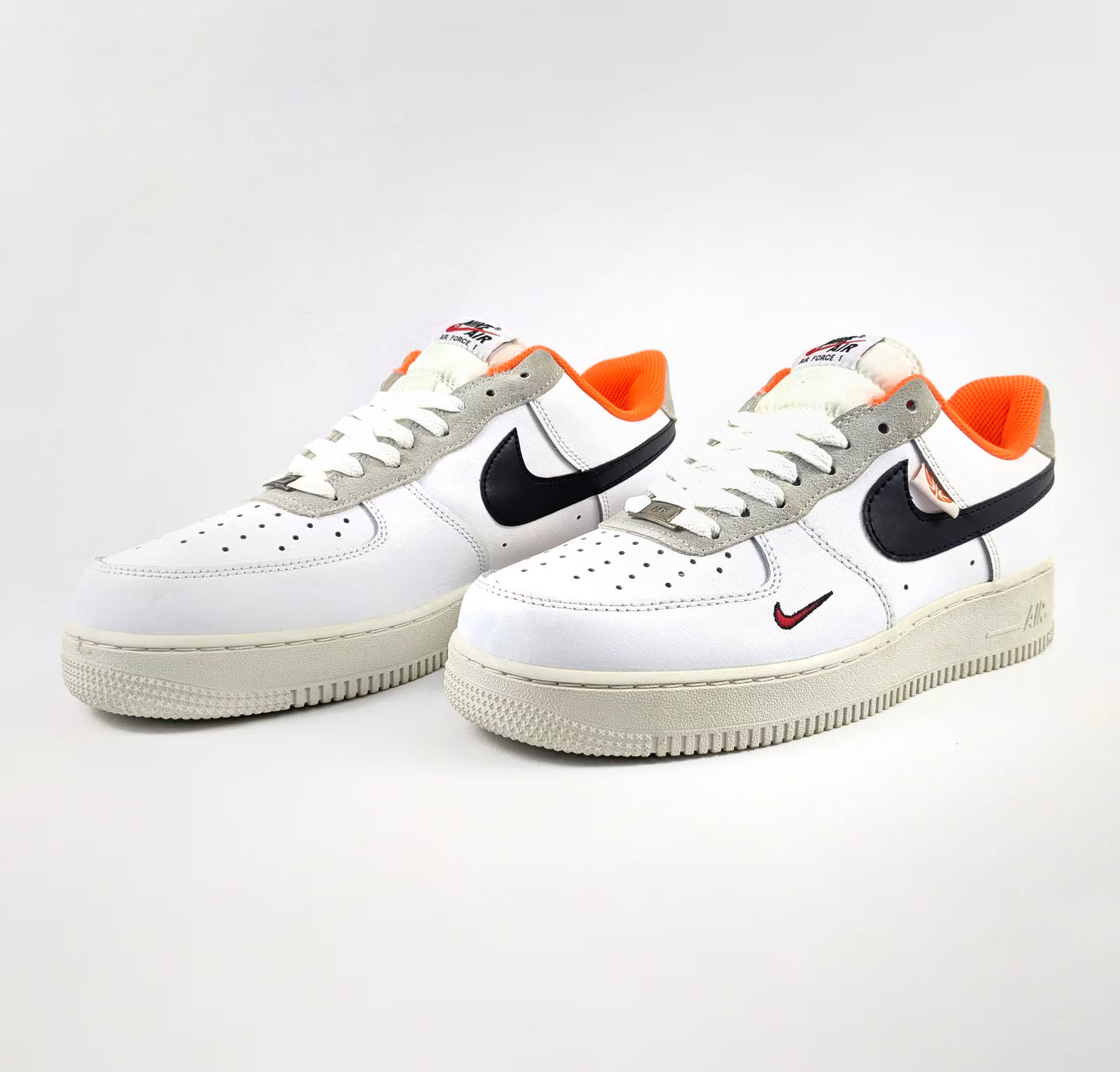 Nike Air Force 1 '07 LV8 'Hoops Pack White Total Orange' DX3357-100 - Overstocked