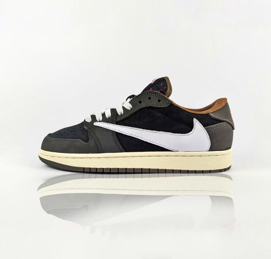 Travis Scott x Air Jordan 1 Low 'Dark Mocha' - Overstocked