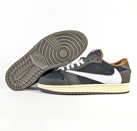 Travis Scott x Air Jordan 1 Low 'Dark Mocha' - Overstocked