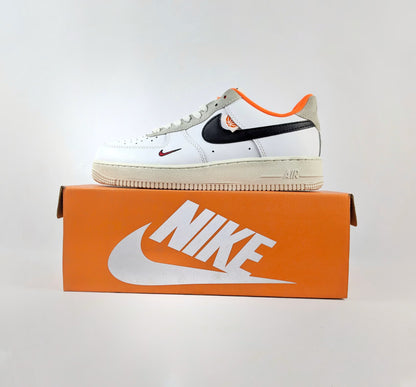 Nike Air Force 1 '07 LV8 'Hoops Pack White Total Orange' DX3357-100 - Overstocked