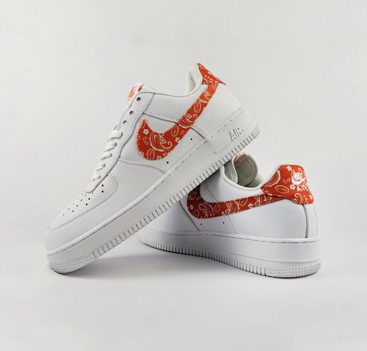 Nike Air Force 1 Low "Orange Paisley" - Overstocked