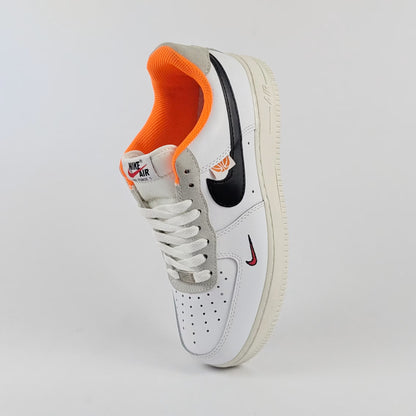 Nike Air Force 1 '07 LV8 'Hoops Pack White Total Orange' DX3357-100 - Overstocked